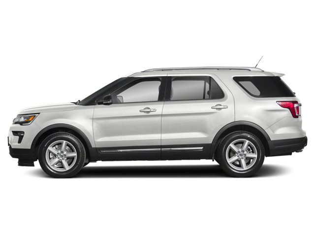2018 Ford Explorer — rear three-quarter view