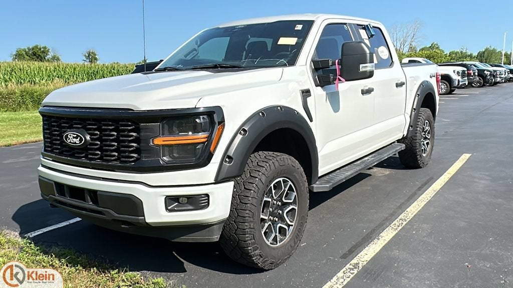 2024 Ford F-150 STX in Gray — front three-quarter view