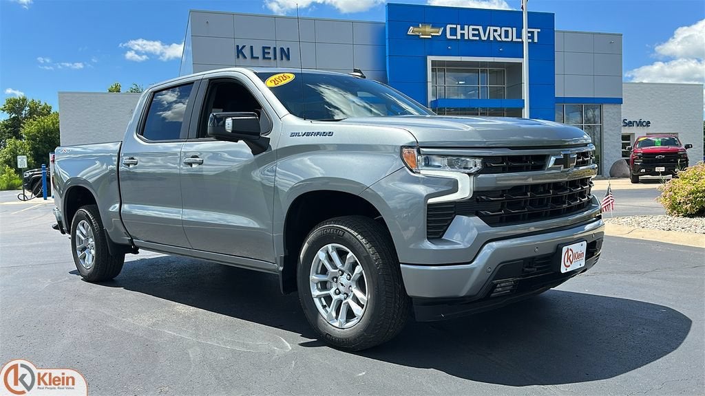2026 Chevrolet Silverado 1500 RST in Sterling Gray Metallic — front three-quarter view