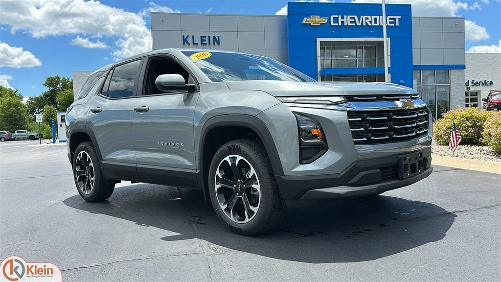 2026 Chevrolet Equinox LT in Sterling Gray Metallic — front three-quarter view