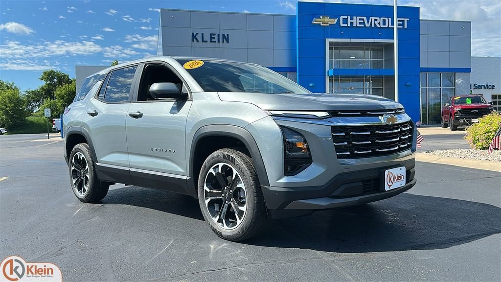 2026 Chevrolet Equinox LT in Sterling Gray Metallic — front three-quarter view