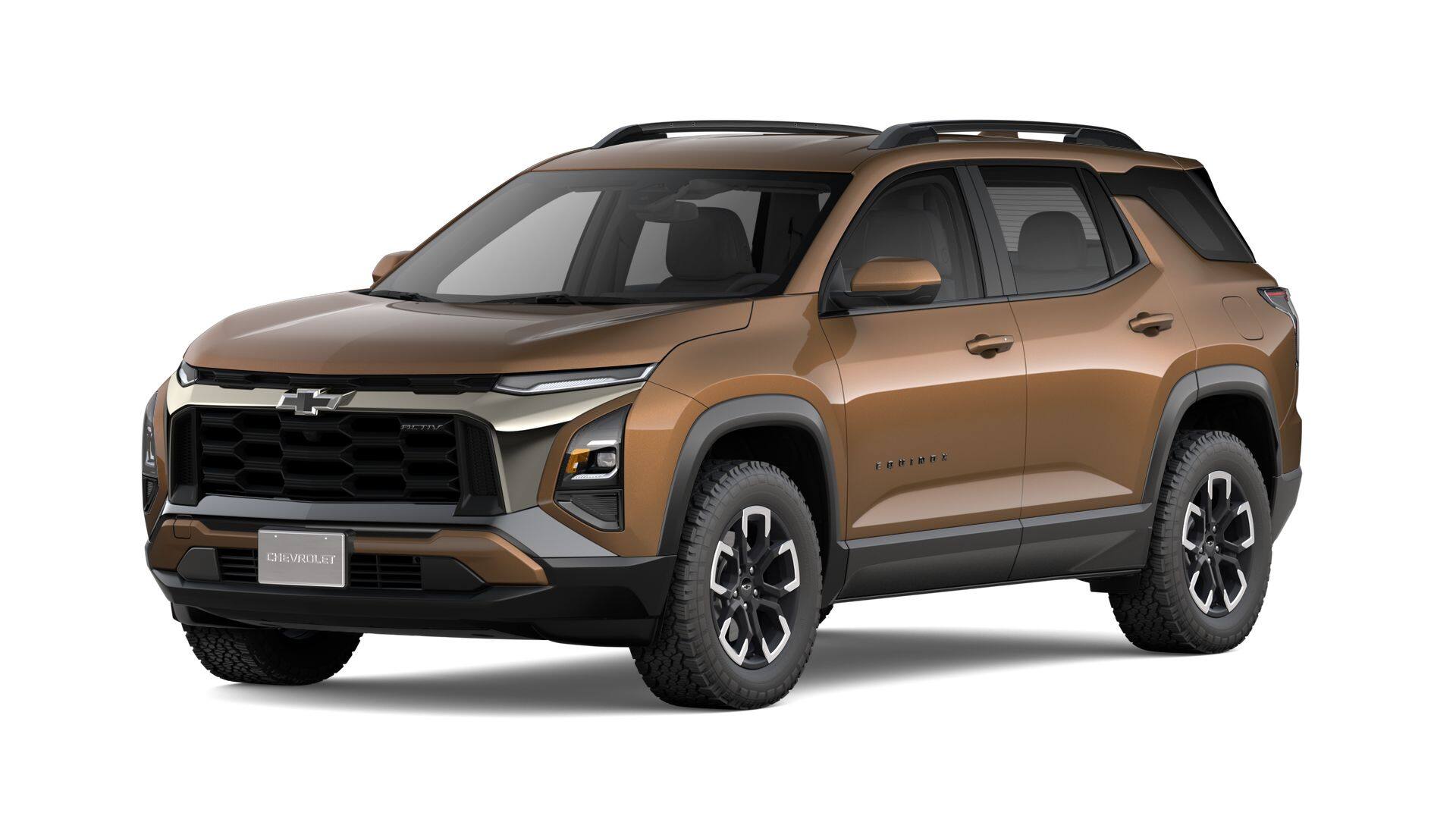 2027 Chevrolet Equinox ACTIV in Autumn Harvest Metallic — front three-quarter view